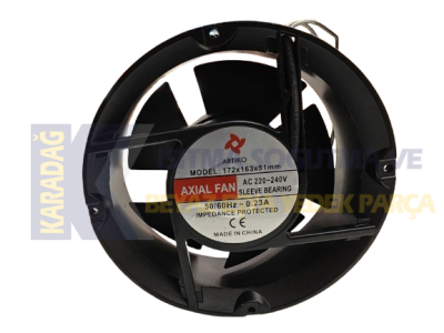 172x163x51 Kare Fan 220V 35W - 1