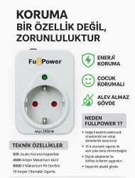 Akım Korumalı Priz Fullpower - 3