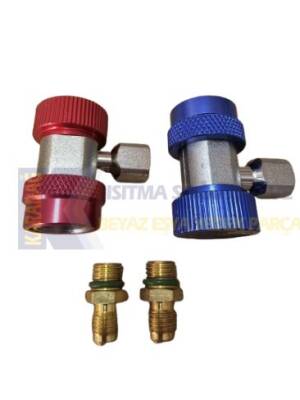 Araç Gaz Şarj Aparatı R134A Çiftli - 1