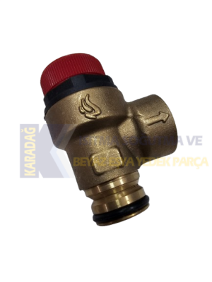 ECA Kombi Emniyet Ventili Geçme (Sarı) - 1