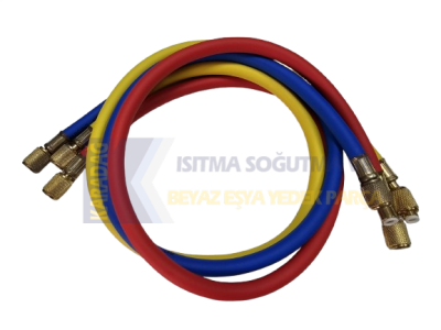 Gaz Şarj Hortumu R22 R134 90 CM Üçlü Takım - 1