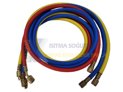 Gaz Şarj Hortumu R410A 180 CM Üçlü Takım - 1