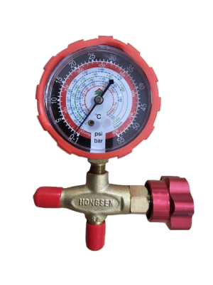 HS-466 Yüksek Basınç Manifold Hongsen (R22, 134, 410) KIRMIZI - 1