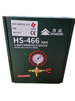 HS-466 Yüksek Basınç Manifold Hongsen (R22, 134, 410) KIRMIZI - 3