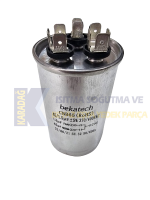 KLİMA KONDANSATÖR 45+1,5 UF (BEKATECH) - 2