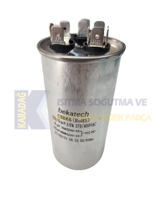 KLİMA KONDANSATÖR 60+6 UF (BEKATECH) - 1
