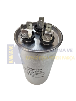 KLİMA KONDANSATÖR 60+6 UF (BEKATECH) - 2