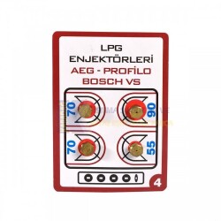 LPG Ocak Memesi Enjektör Takımı 7 Lik - UNİVERSAL