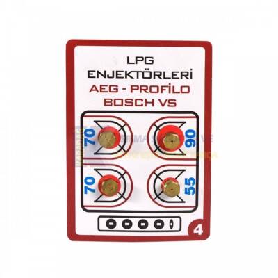 LPG Ocak Memesi Enjektör Takımı 7 Lik - 1