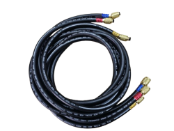 R134 - R22 180 cm Gaz Şarj Hortumu Yüksek Kaliteli 3 lü set - 